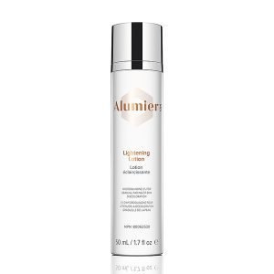 Alumiere lightening lotion bottle