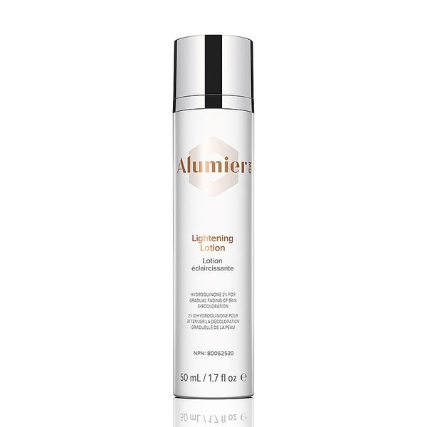 Alumiere lightening lotion bottle