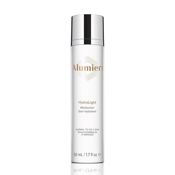 Alumier HydraLight moisturizer bottle.