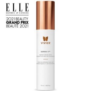 Vivier Derma-V repair cream bottle.