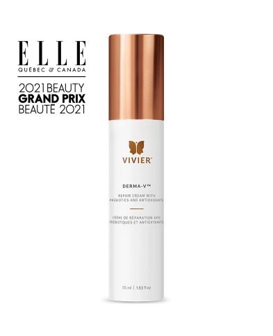 Vivier Derma-V repair cream bottle.