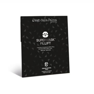 Black and white face mask packaging.