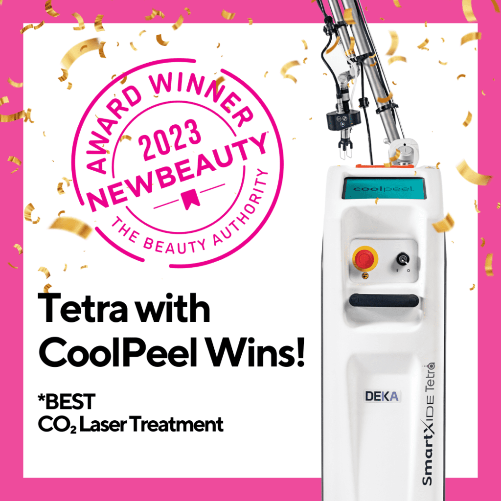 CoolPeel Tetra CO2 laser treatment award winner.